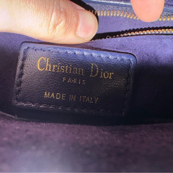 CHRISTIAN DIOR Medium Studded Supple Lady Dior Bag - Picture 7 of 11